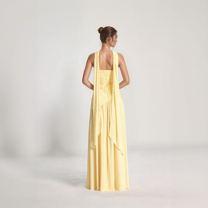 Elegant Corset Maxi Dress with Slit6